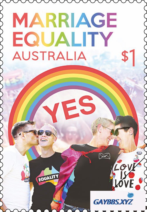 澳大利亚：同性婚姻平权纪念邮票发行 