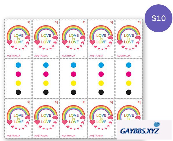 澳大利亚：同性婚姻平权纪念邮票发行 