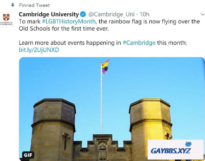 英国：LGBT历史月，剑桥大学升彩虹旗 LGBT,剑桥大学,彩虹旗