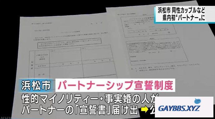 日本又有两个城市将发同性伴侣证书 同性伴侣