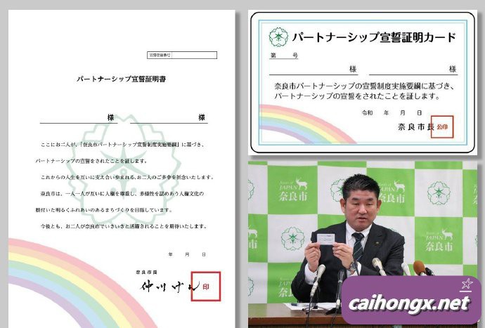 日本：又有三个城市即将发同性伴侣证书 同性伴侣