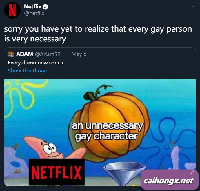 Gay角色是毫无必要的？Netflix回了一句话 