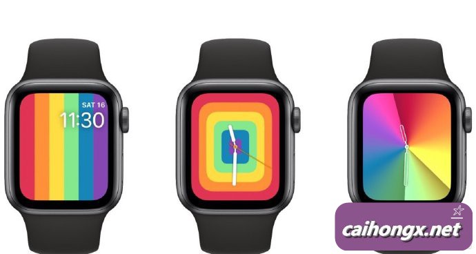 苹果手表将推出2020版骄傲主题彩虹表盘 