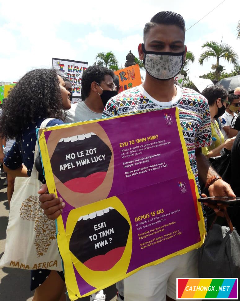 毛里求斯骄傲巡游呼吁废除反同法律 反同,恐同