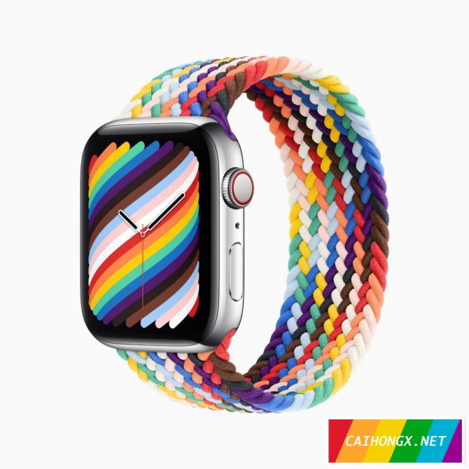 新款Apple Watch彩虹表带新增两款元素 彩虹表带