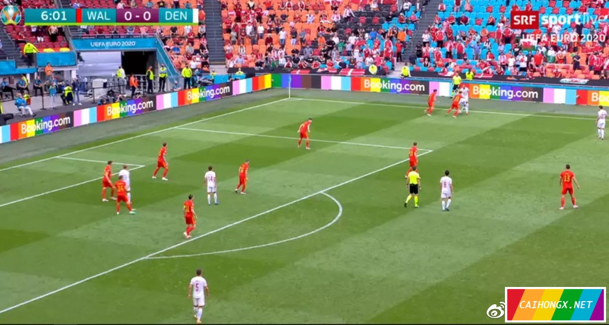 欧洲杯足球赛，彩虹广告牌又成为话题 