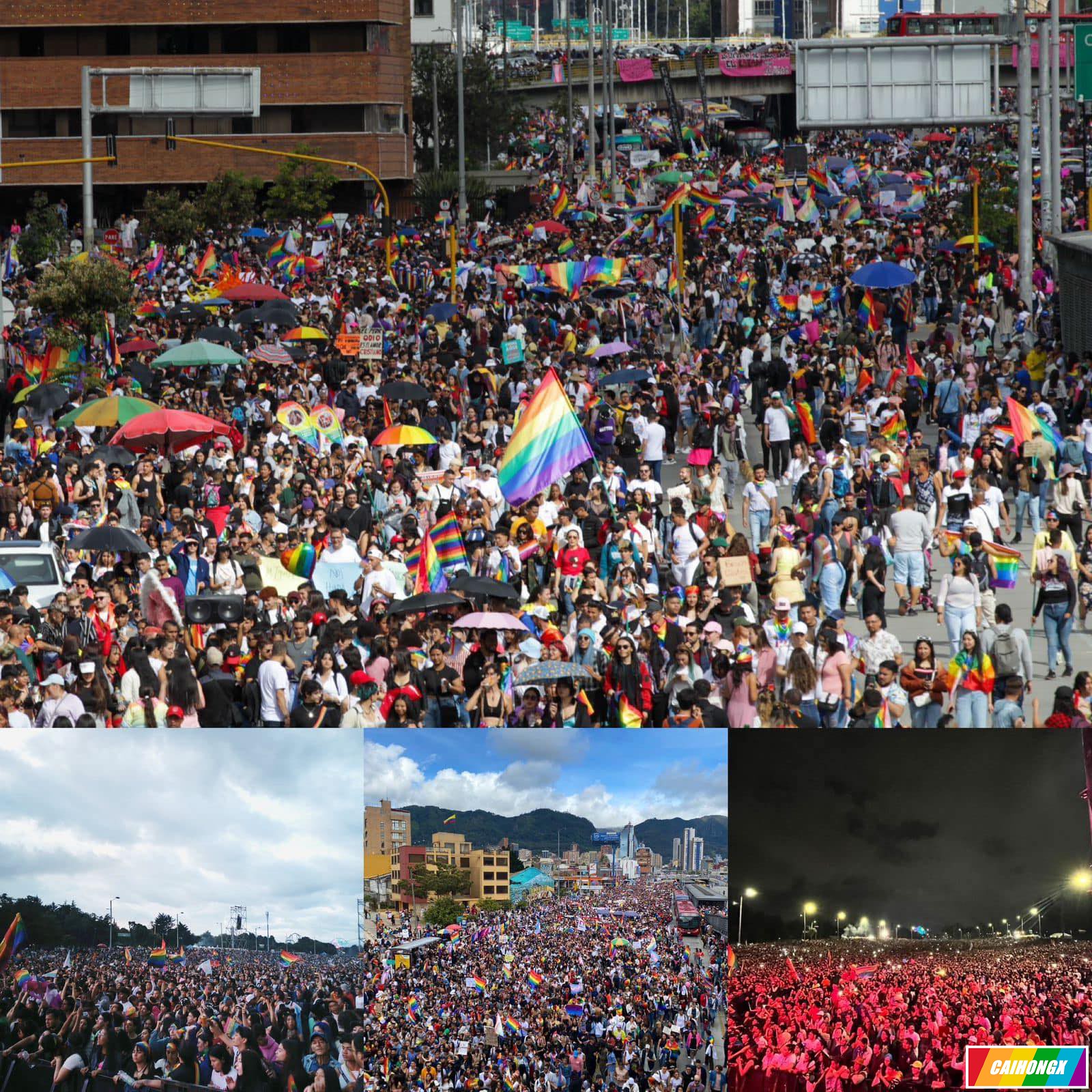 史上最大！哥伦比亚同志游行超10万人参与 波哥大,Bogota,同志游行