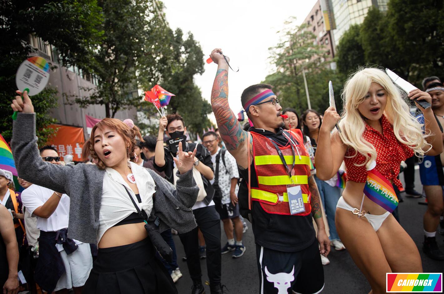 直击台湾同志大游行 高举彩虹旗倡多元同行 LGBTQ,同性婚姻,同志游行